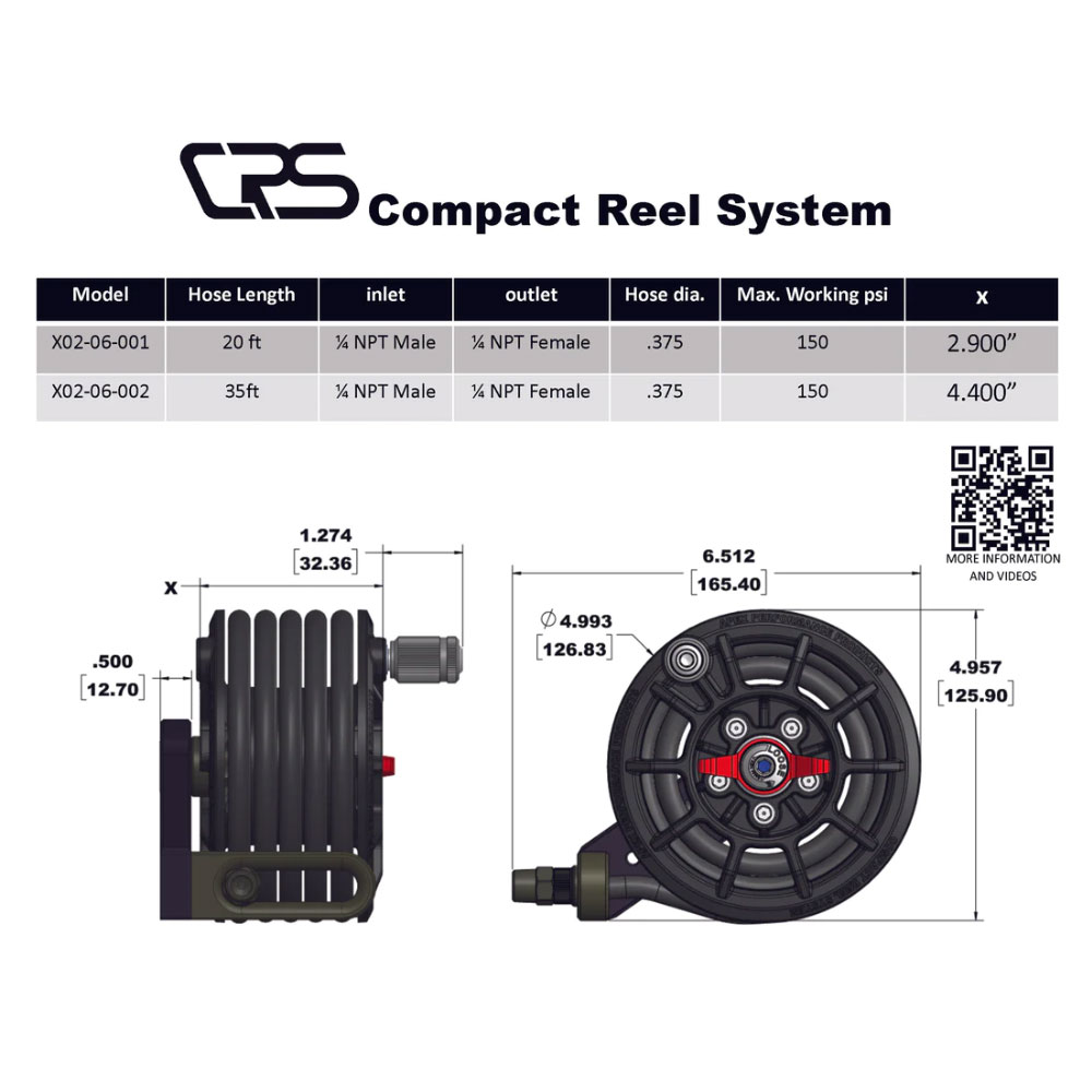 Compact Air Hose Reel System