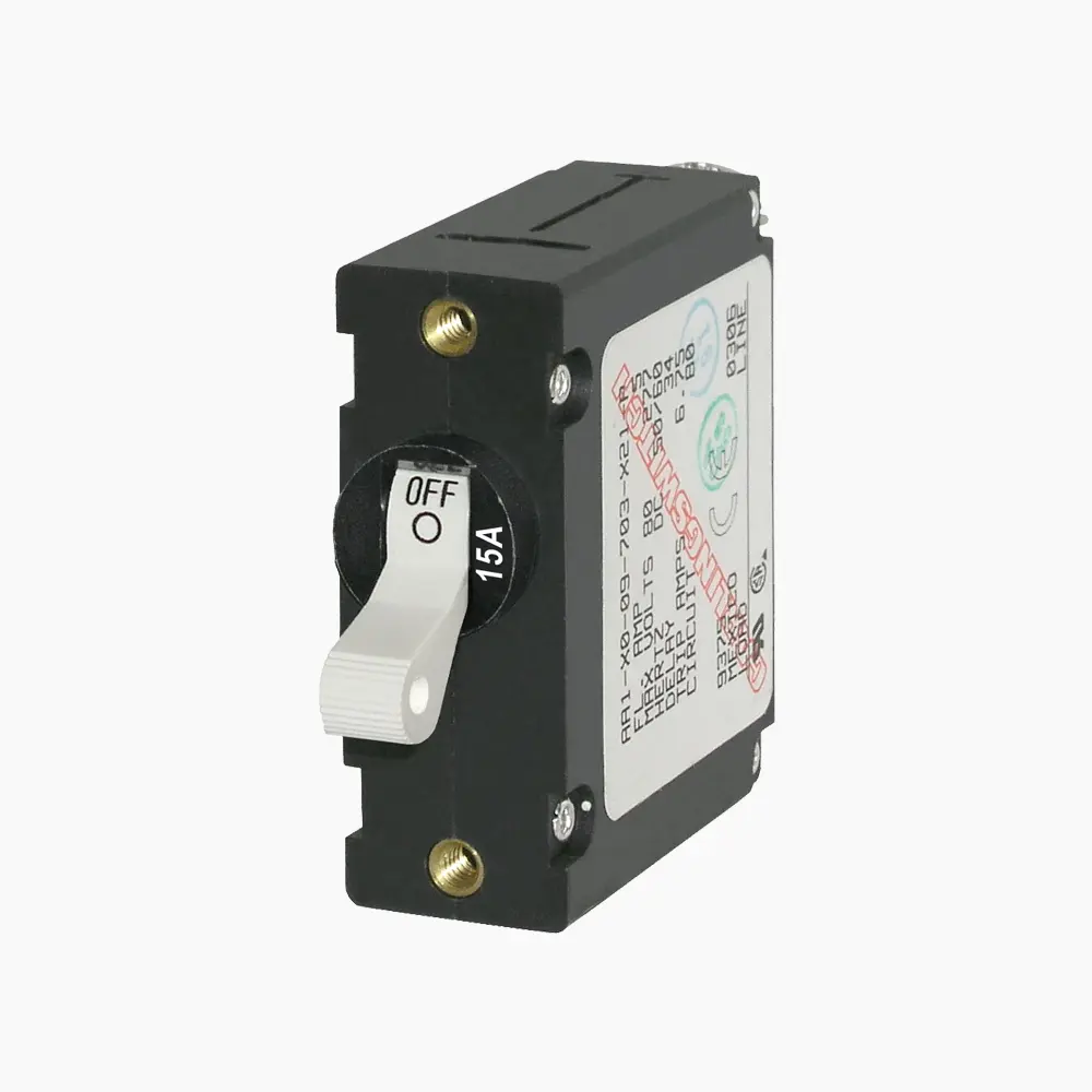 Blue Sea A-Series Black Toggle Circuit Breaker